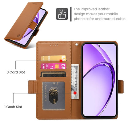 OPPO A3 Pro 5G Wallet Case - Luxury Magnetic PU Leather Flip Cover with Card Slots, Stand & Shockproof Protection