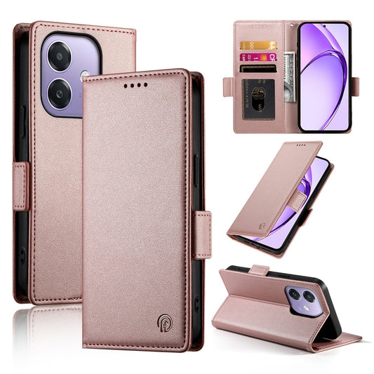 OPPO A3 4G/5G Wallet Case - Luxury Magnetic PU Leather Flip Cover with Card Slots, Stand & Shockproof Protection