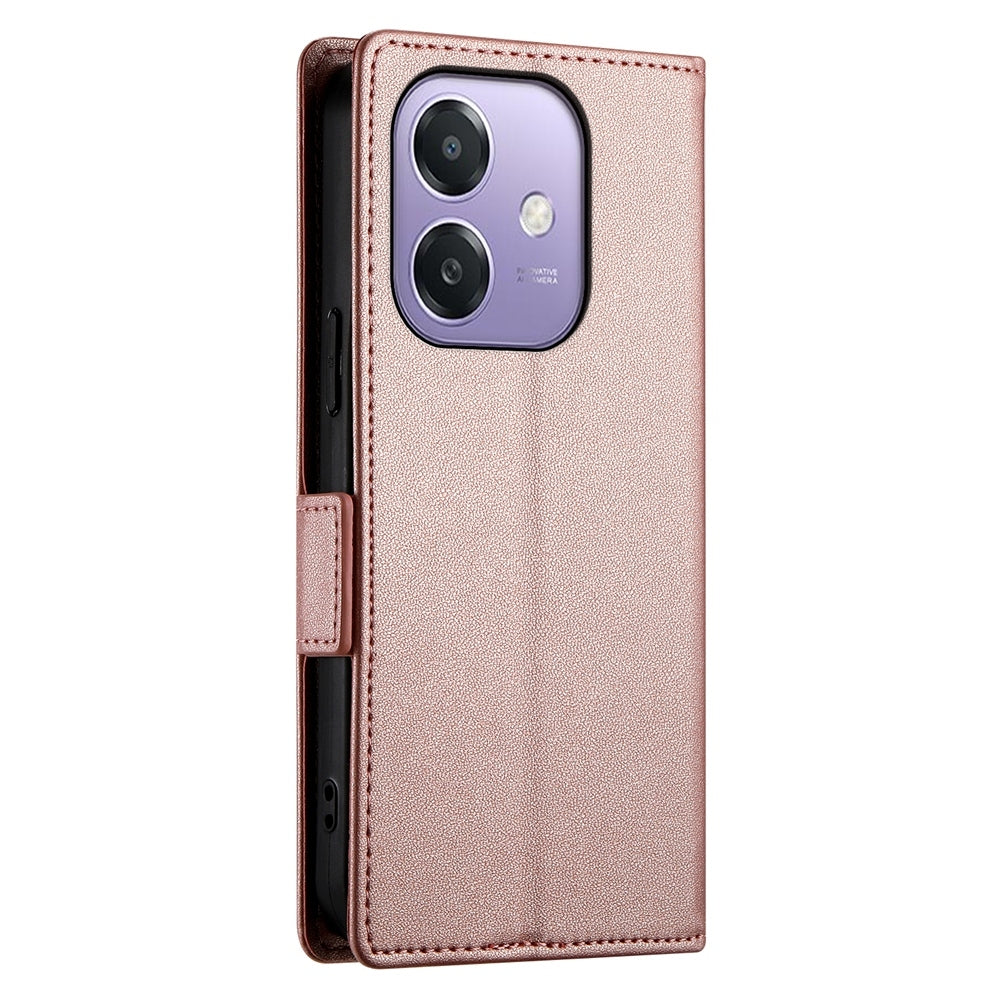 OPPO A3X 4G/5G Wallet Case - Luxury Magnetic PU Leather Flip Cover with Card Slots, Stand & Shockproof Protection