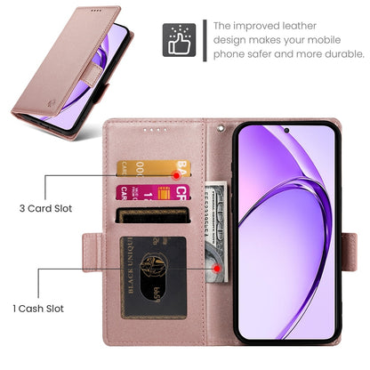 OPPO A3X 4G/5G Wallet Case - Luxury Magnetic PU Leather Flip Cover with Card Slots, Stand & Shockproof Protection