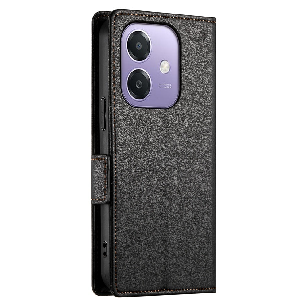 OPPO A3 4G/5G Wallet Case - Luxury Magnetic PU Leather Flip Cover with Card Slots, Stand & Shockproof Protection