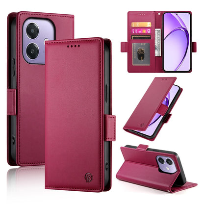 OPPO A3 4G/5G Wallet Case - Luxury Magnetic PU Leather Flip Cover with Card Slots, Stand & Shockproof Protection