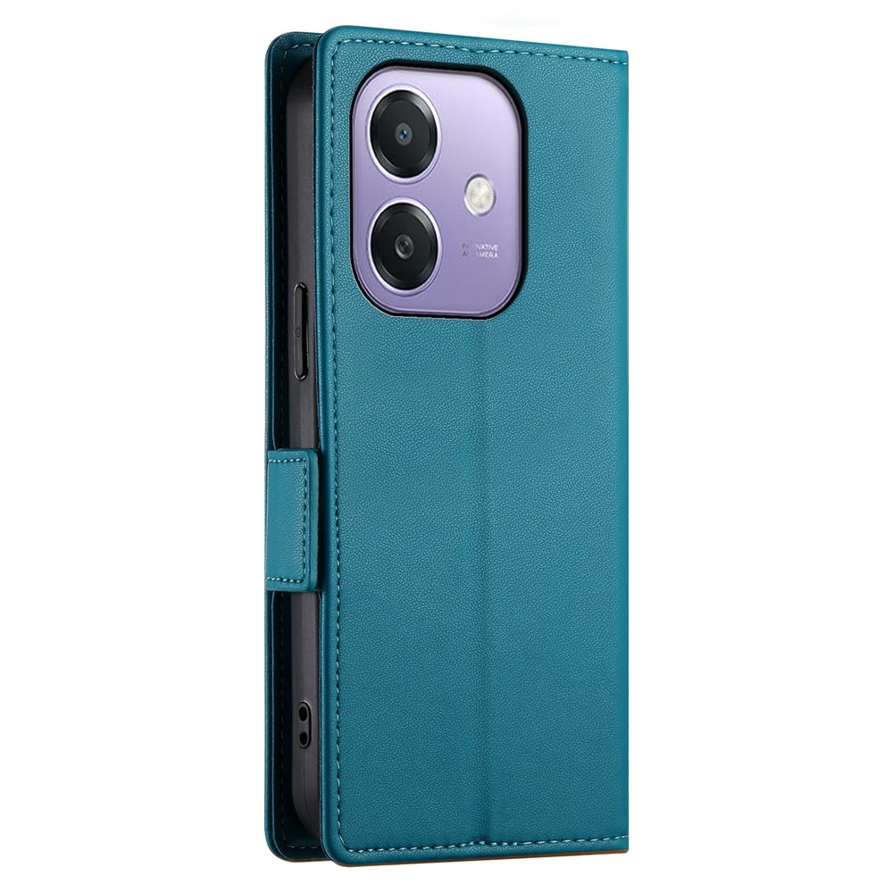 OPPO A3 4G/5G Wallet Case - Luxury Magnetic PU Leather Flip Cover with Card Slots, Stand & Shockproof Protection