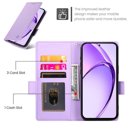 OPPO A3 4G/5G Wallet Case - Luxury Magnetic PU Leather Flip Cover with Card Slots, Stand & Shockproof Protection