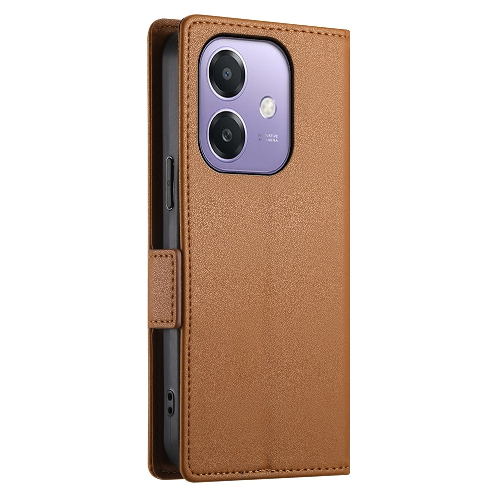 OPPO A3 4G/5G Wallet Case - Luxury Magnetic PU Leather Flip Cover with Card Slots, Stand & Shockproof Protection