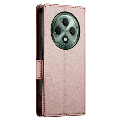 OPPO Reno12 F27 Wallet Case - Luxury Magnetic PU Leather Flip Cover with Card Slots, Stand & Shockproof Protection
