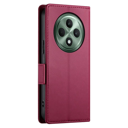 OPPO Reno12 F27 Wallet Case - Luxury Magnetic PU Leather Flip Cover with Card Slots, Stand & Shockproof Protection