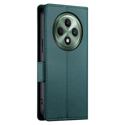 OPPO Reno12 F27 Wallet Case - Luxury Magnetic PU Leather Flip Cover with Card Slots, Stand & Shockproof Protection