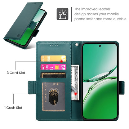 OPPO Reno12 F27 Wallet Case - Luxury Magnetic PU Leather Flip Cover with Card Slots, Stand & Shockproof Protection