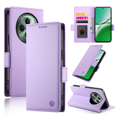 OPPO Reno12 F27 Wallet Case - Luxury Magnetic PU Leather Flip Cover with Card Slots, Stand & Shockproof Protection