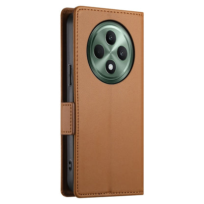 OPPO Reno12 F 4G/5G Wallet Case - Luxury Magnetic PU Leather Flip Cover with Card Slots, Stand & Shockproof Protection