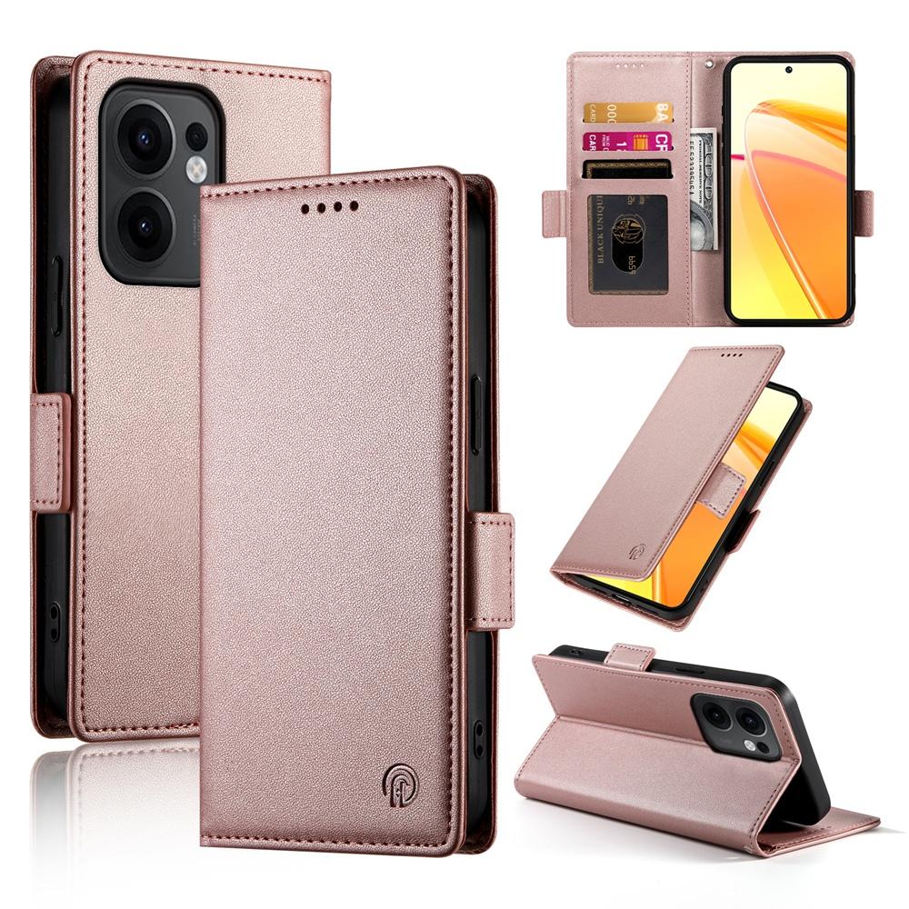 OPPO Reno13 F 4G/5G Wallet Case - Luxury Magnetic PU Leather Flip Cover with Card Slots, Stand & Shockproof Protection
