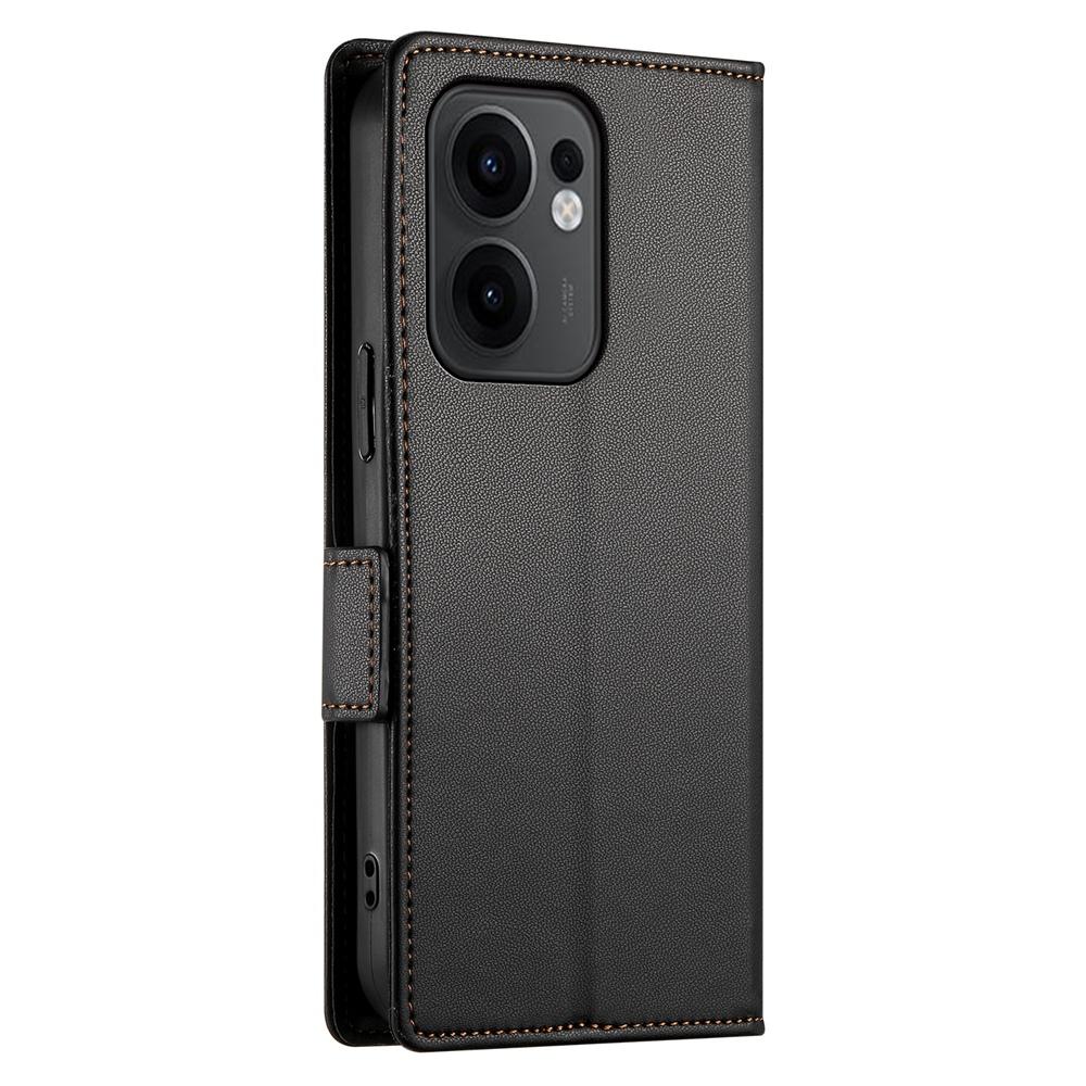 OPPO Reno13 F 4G/5G Wallet Case - Luxury Magnetic PU Leather Flip Cover with Card Slots, Stand & Shockproof Protection