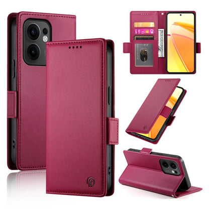 OPPO Reno13 F 4G/5G Wallet Case - Luxury Magnetic PU Leather Flip Cover with Card Slots, Stand & Shockproof Protection