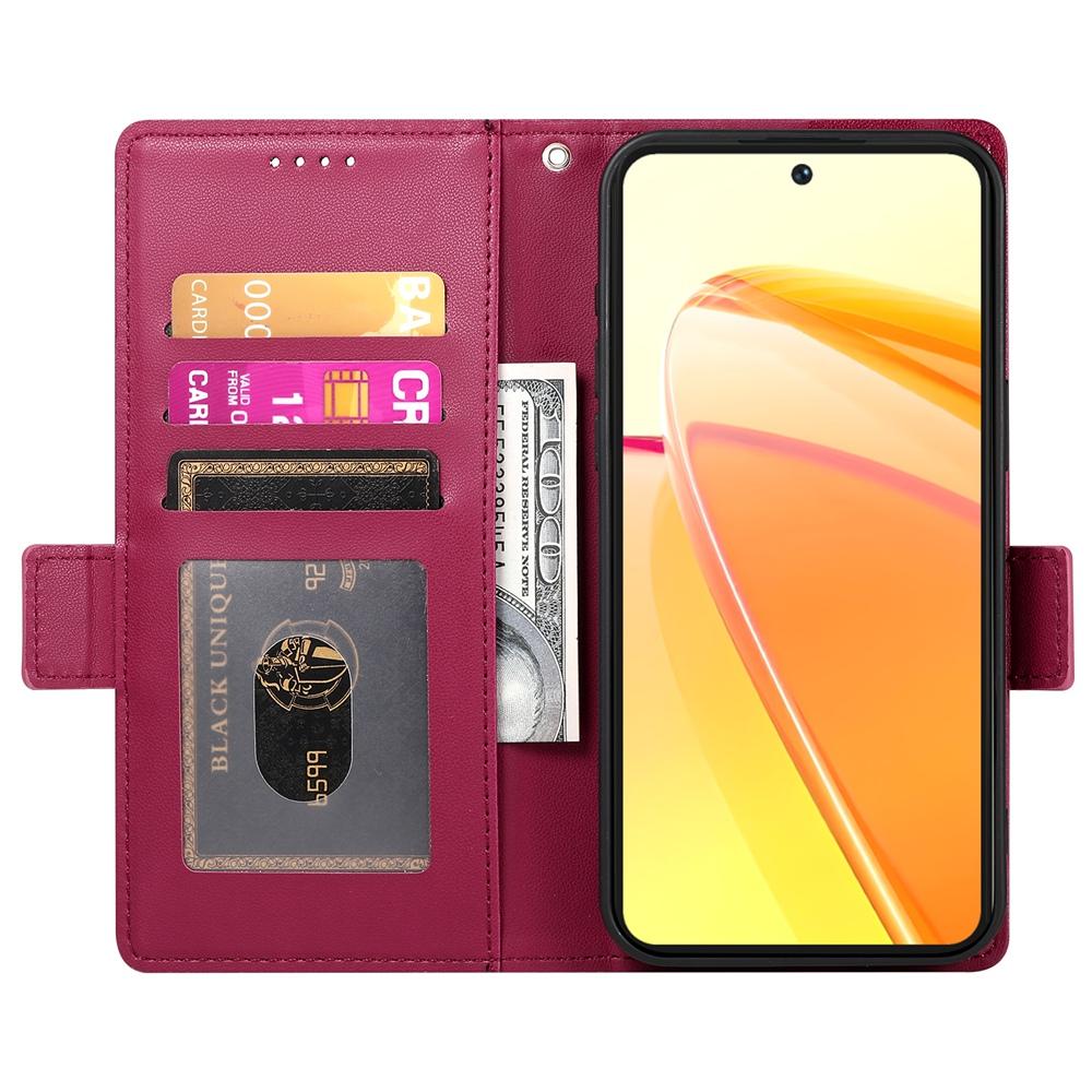 OPPO Reno13 F 4G/5G Wallet Case - Luxury Magnetic PU Leather Flip Cover with Card Slots, Stand & Shockproof Protection