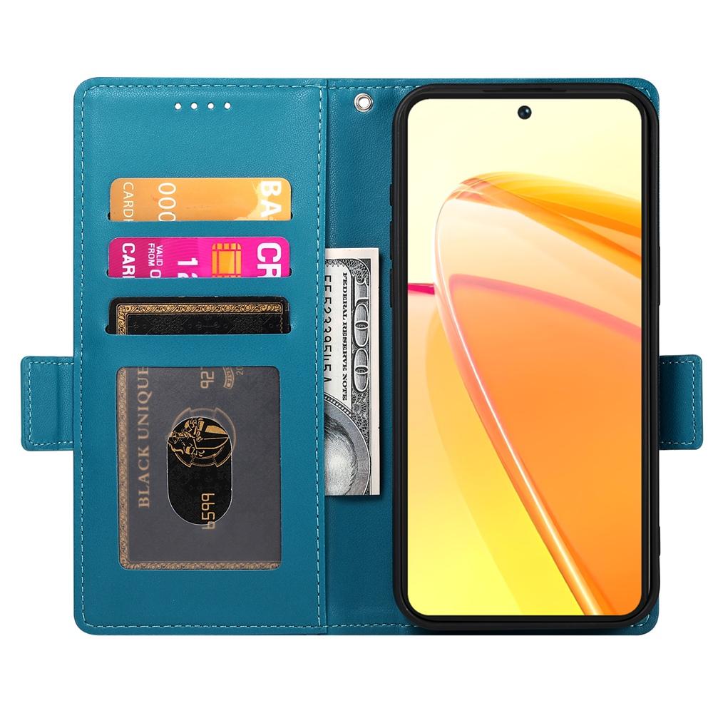 OPPO Reno13 F 4G/5G Wallet Case - Luxury Magnetic PU Leather Flip Cover with Card Slots, Stand & Shockproof Protection