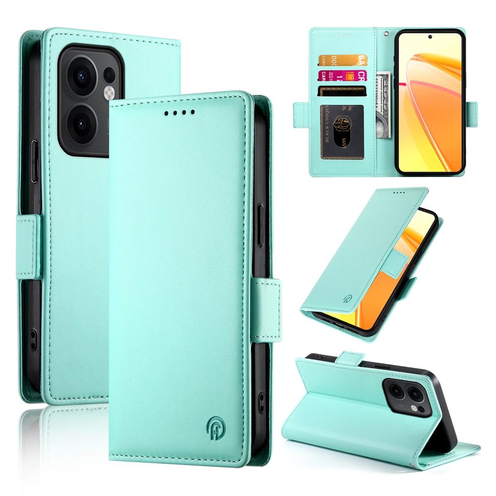 OPPO Reno13 F 4G/5G Wallet Case - Luxury Magnetic PU Leather Flip Cover with Card Slots, Stand & Shockproof Protection