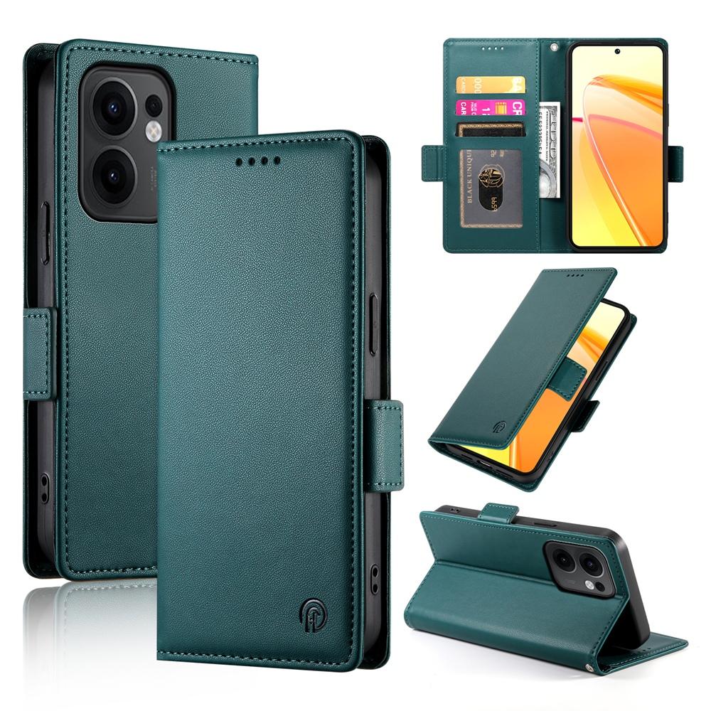 OPPO Reno13 F 4G/5G Wallet Case - Luxury Magnetic PU Leather Flip Cover with Card Slots, Stand & Shockproof Protection