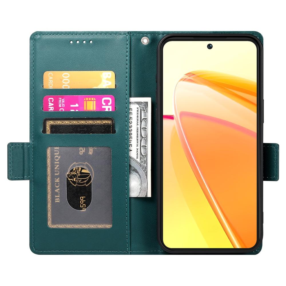 OPPO Reno13 F 4G/5G Wallet Case - Luxury Magnetic PU Leather Flip Cover with Card Slots, Stand & Shockproof Protection