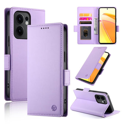 OPPO Reno13 F 4G/5G Wallet Case - Luxury Magnetic PU Leather Flip Cover with Card Slots, Stand & Shockproof Protection