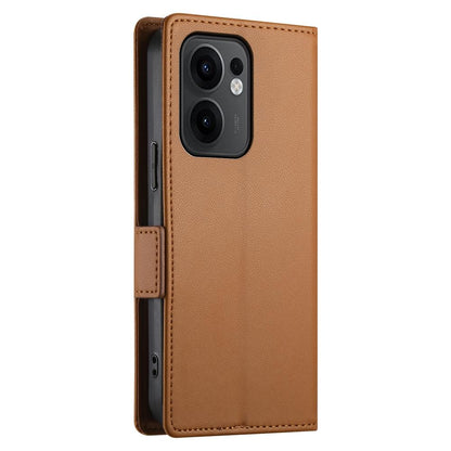 OPPO Reno13 F 4G/5G Wallet Case - Luxury Magnetic PU Leather Flip Cover with Card Slots, Stand & Shockproof Protection