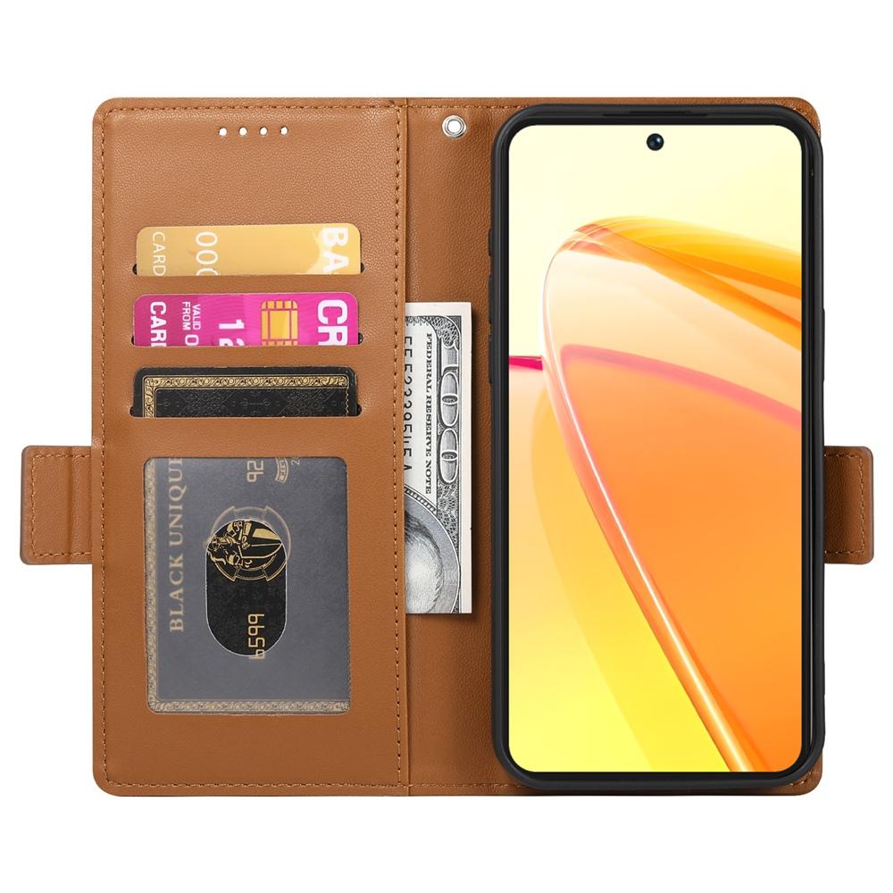 OPPO Reno13 F 4G/5G Wallet Case - Luxury Magnetic PU Leather Flip Cover with Card Slots, Stand & Shockproof Protection