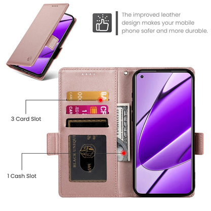 Realme 11 4G Wallet Case - Luxury Magnetic PU Leather Flip Cover with Card Slots, Stand & Shockproof Protection