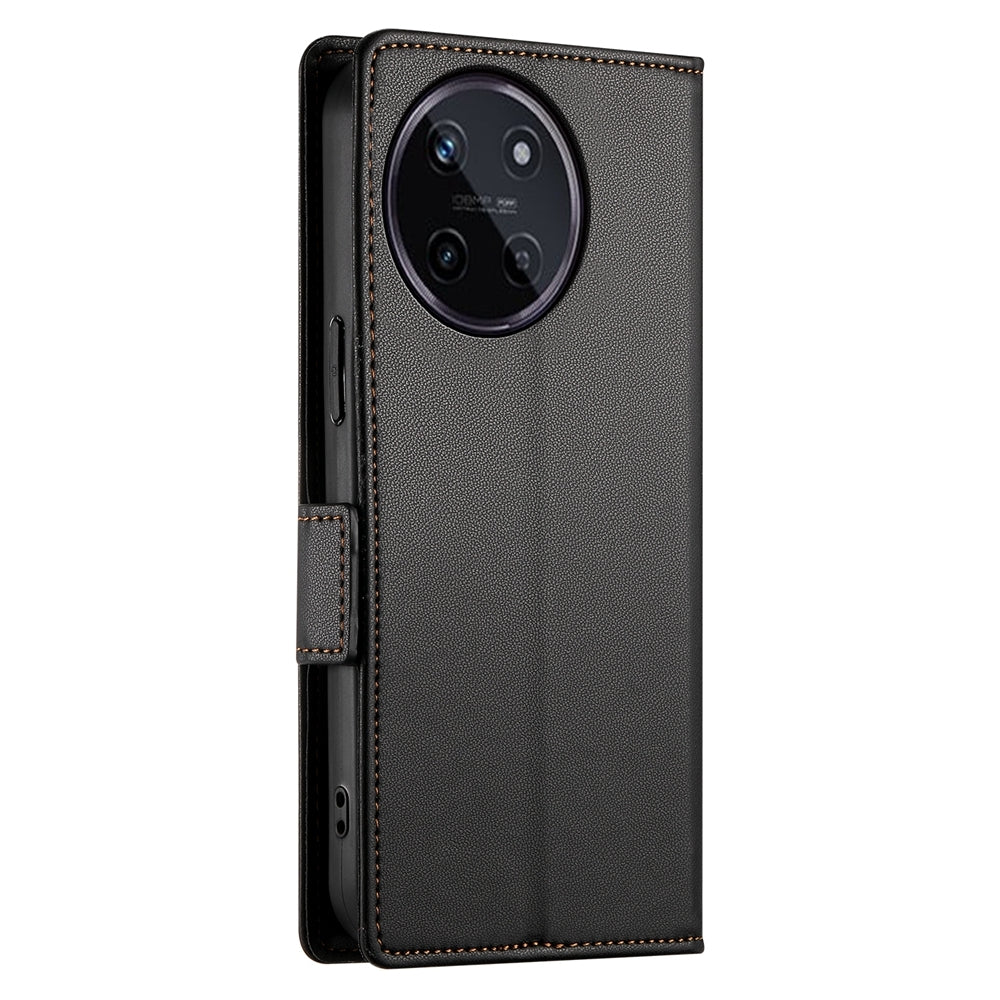 Realme 11 4G Wallet Case - Luxury Magnetic PU Leather Flip Cover with Card Slots, Stand & Shockproof Protection