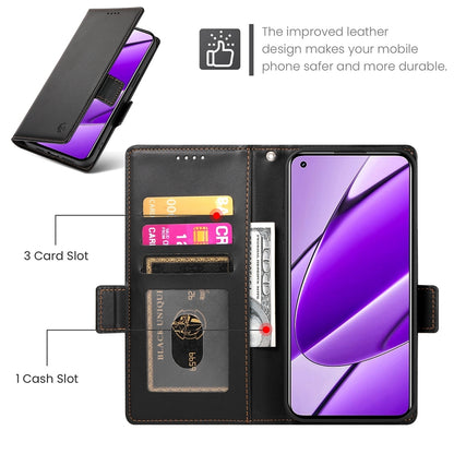 Realme 11 4G Wallet Case - Luxury Magnetic PU Leather Flip Cover with Card Slots, Stand & Shockproof Protection