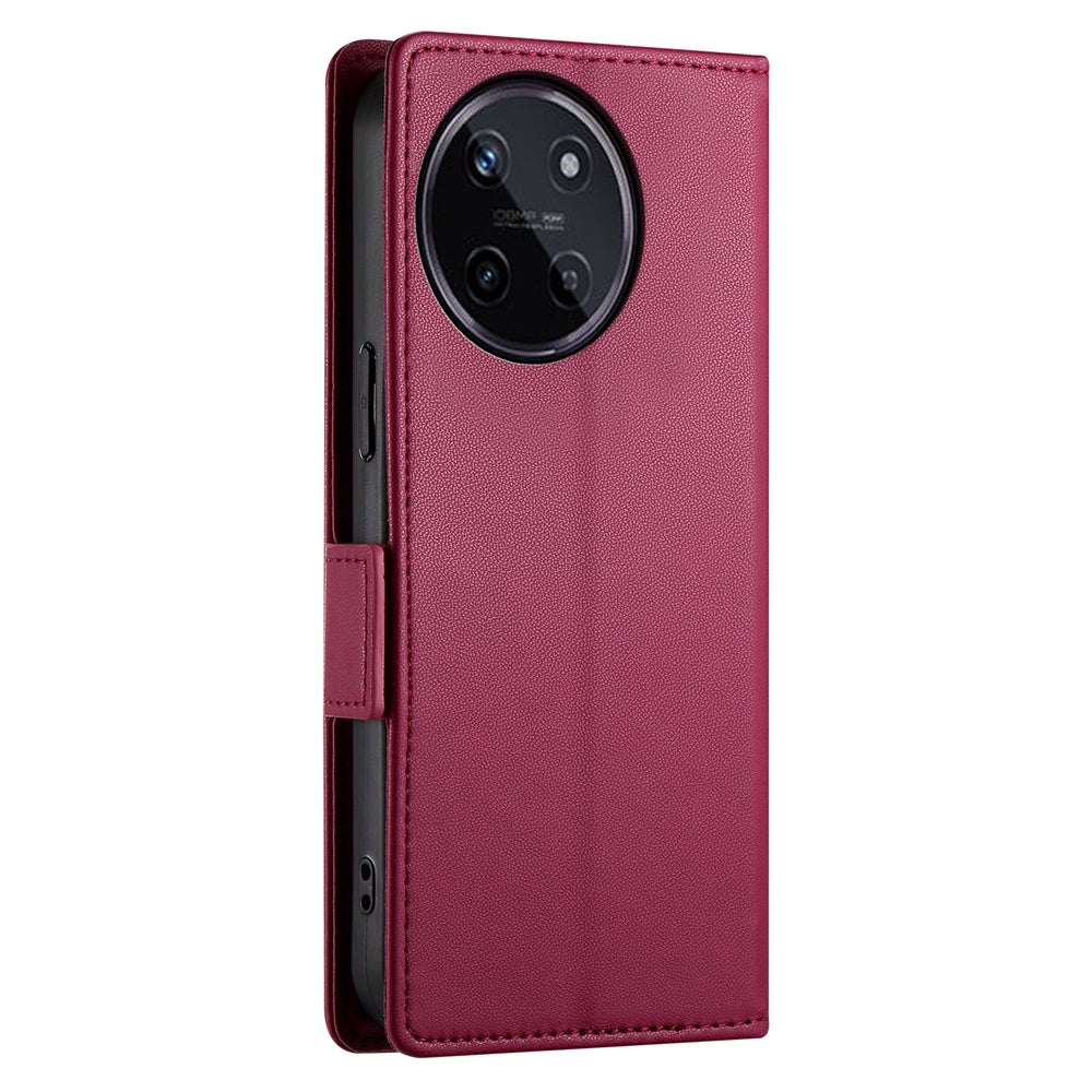 Realme 11 4G Wallet Case - Luxury Magnetic PU Leather Flip Cover with Card Slots, Stand & Shockproof Protection