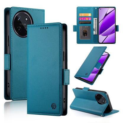 Realme 11 4G Wallet Case - Luxury Magnetic PU Leather Flip Cover with Card Slots, Stand & Shockproof Protection