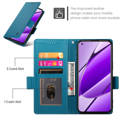 Realme 11 4G Wallet Case - Luxury Magnetic PU Leather Flip Cover with Card Slots, Stand & Shockproof Protection