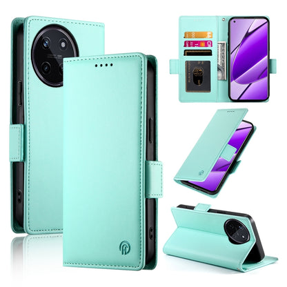 Realme 11 4G Wallet Case - Luxury Magnetic PU Leather Flip Cover with Card Slots, Stand & Shockproof Protection