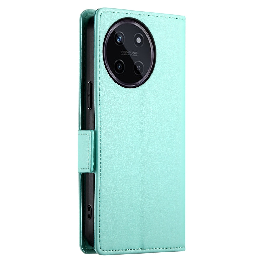 Realme 11 4G Wallet Case - Luxury Magnetic PU Leather Flip Cover with Card Slots, Stand & Shockproof Protection