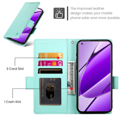 Realme 11 4G Wallet Case - Luxury Magnetic PU Leather Flip Cover with Card Slots, Stand & Shockproof Protection