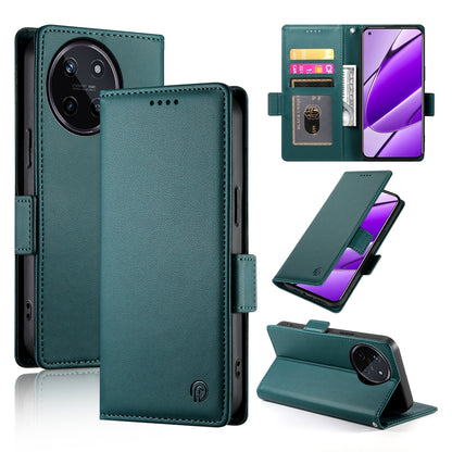 Realme 11 4G Wallet Case - Luxury Magnetic PU Leather Flip Cover with Card Slots, Stand & Shockproof Protection