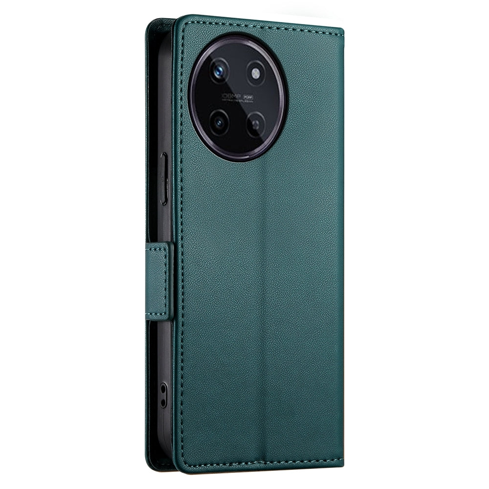 Realme 11 4G Wallet Case - Luxury Magnetic PU Leather Flip Cover with Card Slots, Stand & Shockproof Protection