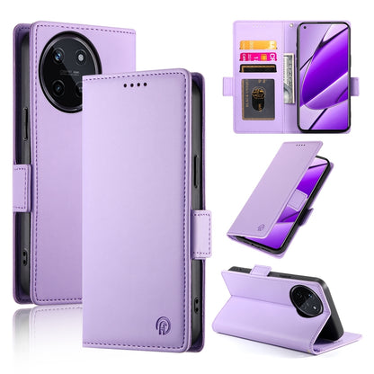 Realme 11 4G Wallet Case - Luxury Magnetic PU Leather Flip Cover with Card Slots, Stand & Shockproof Protection