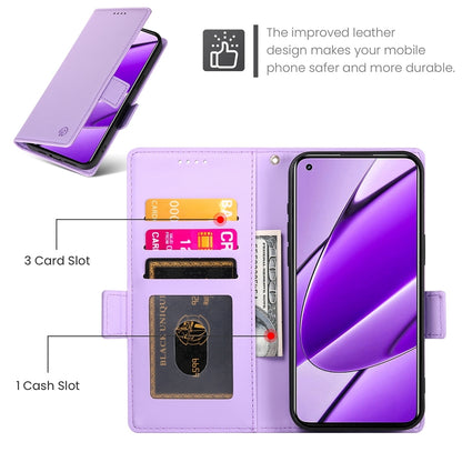 Realme 11 4G Wallet Case - Luxury Magnetic PU Leather Flip Cover with Card Slots, Stand & Shockproof Protection