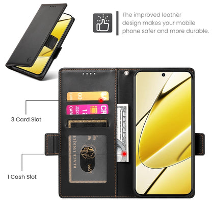 Realme 11 5G Wallet Case - Luxury Magnetic PU Leather Flip Cover with Card Slots, Stand & Shockproof Protection