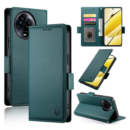 Realme 11 5G Wallet Case - Luxury Magnetic PU Leather Flip Cover with Card Slots, Stand & Shockproof Protection