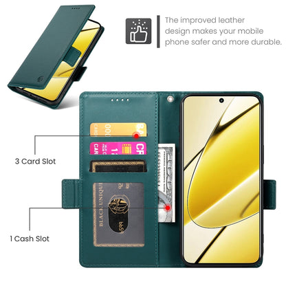 Realme 11x Wallet Case - Luxury Magnetic PU Leather Flip Cover with Card Slots, Stand & Shockproof Protection