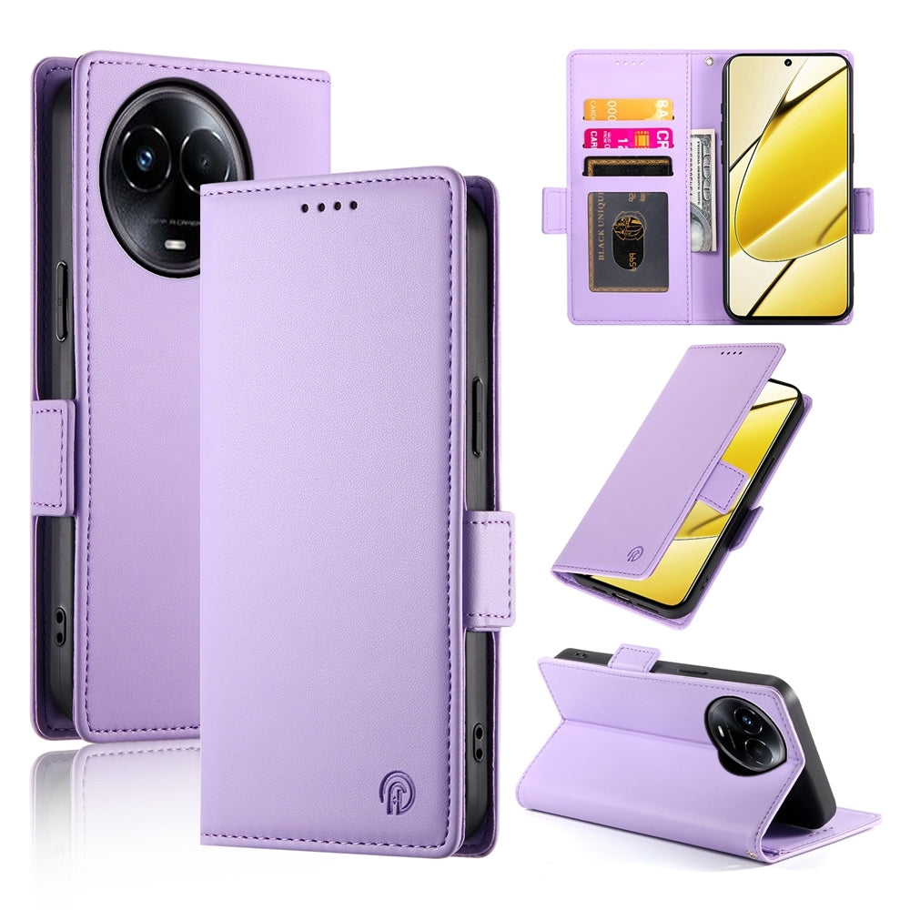 Realme 11 5G Wallet Case - Luxury Magnetic PU Leather Flip Cover with Card Slots, Stand & Shockproof Protection