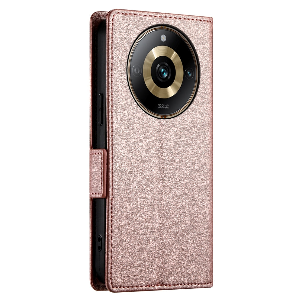 Realme 11 Pro 5G Wallet Case - Luxury Magnetic PU Leather Flip Cover with Card Slots, Stand & Shockproof Protection