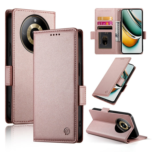 Realme 11 Pro+ 5G Wallet Case - Luxury Magnetic PU Leather Flip Cover with Card Slots, Stand & Shockproof Protection
