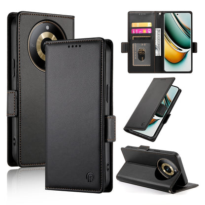 Realme 11 Pro 5G Wallet Case - Luxury Magnetic PU Leather Flip Cover with Card Slots, Stand & Shockproof Protection
