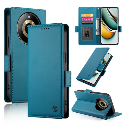 Realme 11 Pro 5G Wallet Case - Luxury Magnetic PU Leather Flip Cover with Card Slots, Stand & Shockproof Protection