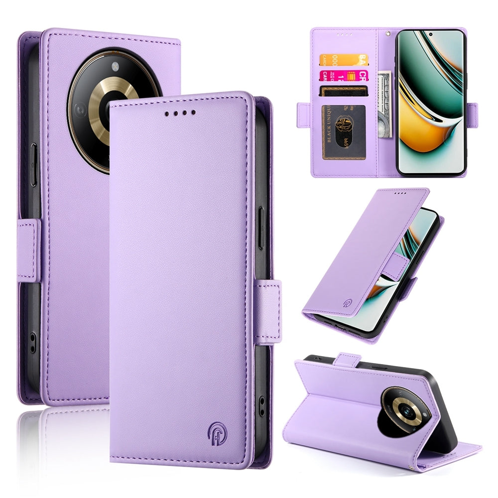 Realme 11 Pro 5G Wallet Case - Luxury Magnetic PU Leather Flip Cover with Card Slots, Stand & Shockproof Protection