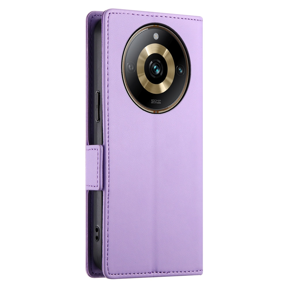Realme 11 Pro+ 5G Wallet Case - Luxury Magnetic PU Leather Flip Cover with Card Slots, Stand & Shockproof Protection