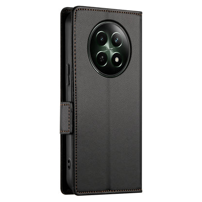 Realme 12 Wallet Case - Luxury Magnetic PU Leather Flip Cover with Card Slots, Stand & Shockproof Protection